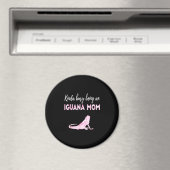 Kinda beschäftigt sich als Iguana-Mama Magnet (In Situ (Geschirrspüler))