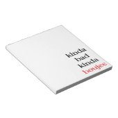 Kinda Boujee Notizblock (angewinkelt)