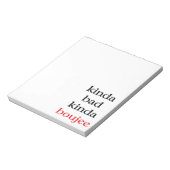 Kinda Boujee Notizblock (Rotiert)
