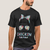 Kinda Busy Being A Chicken Mom New Mom Mother's Da T-Shirt (Vorderseite)
