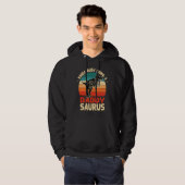 Kinda Busy Being A Daddy Saurus Daddy Humor Dad Hoodie (Vorne ganz)