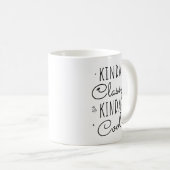Kinda Classy Coffee Mug | Playful Ceramic Mug Kaffeetasse (VorderseiteRechts)
