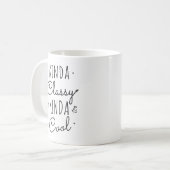 Kinda Classy Coffee Mug | Playful Ceramic Mug  Kaffeetasse (Vorderseite Links)
