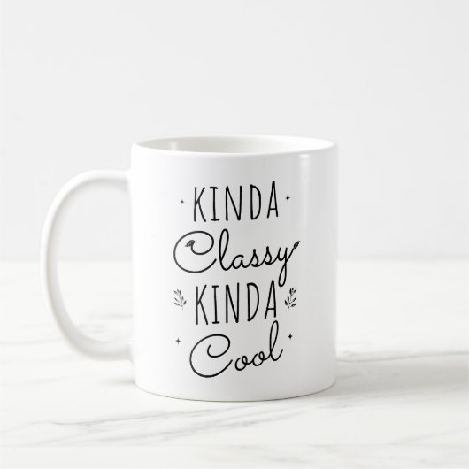 Kinda Classy Coffee Mug | Playful Ceramic Mug Kaffeetasse (Links)