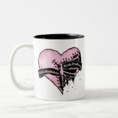 Kinda Emotionless Kinda Emotional Zweifarbige Tasse (Links)