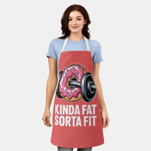 Kinda Fat Sorta Fit Gym-Training Schürze (Getragen)