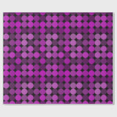 Kinda Moderne, Kinda Retro-Schatten Lila Kreise Geschenkpapier (Flach)