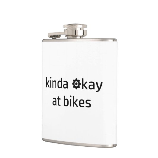 Kinda Okay bei Bikes Flachmann (Links)