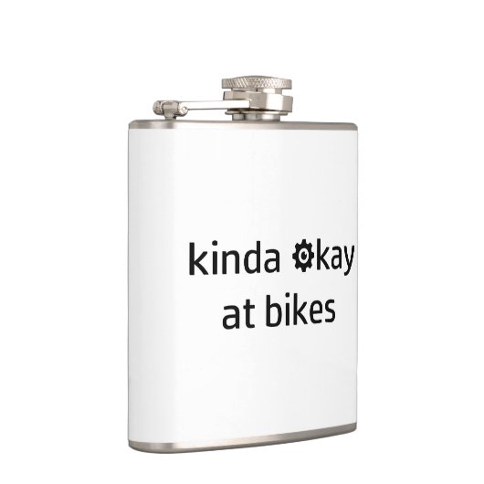 Kinda Okay bei Bikes Flachmann (Rechts)