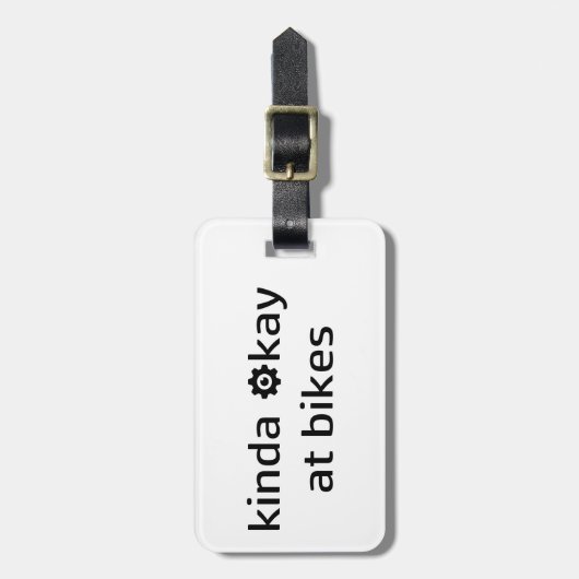 Kinda Okay bei Bikes Gepäckanhänger (Vorderseite vertikal)