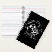 Kinda Slothy Ohne Kaffee Funny Sleeping Sloth Notizblock (Innen)