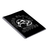Kinda Slothy Ohne Kaffee Funny Sleeping Sloth Notizblock (Rechte Seite)