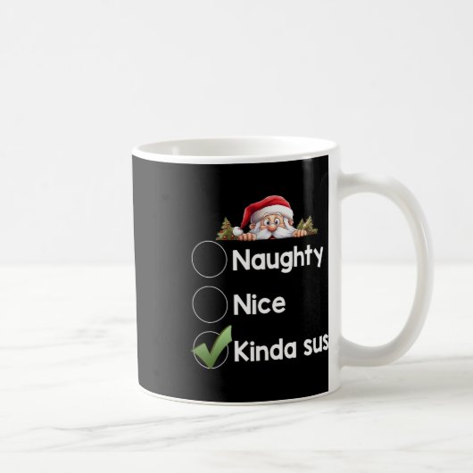 Kinda Sus Christmas Matching Naughty1 Kaffeetasse (Rechts)