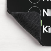 Kinda Sus Christmas Matching Naughty1 Mousepad (Ecke)