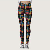 Kinda Sweet Kinda Stabby Ananas Leggings (Vorderseite)