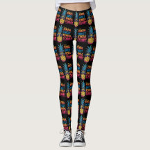 Kinda Sweet Kinda Stabby Ananas Leggings