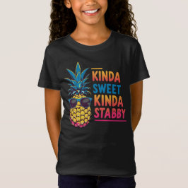 Kinda Sweet Kinda Stabby Pineaple Kids T-Shirt