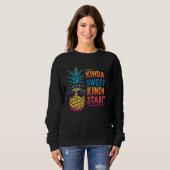 Kinda Sweet Kinda Stabby Pineaple Sweatshirt (Vorne ganz)