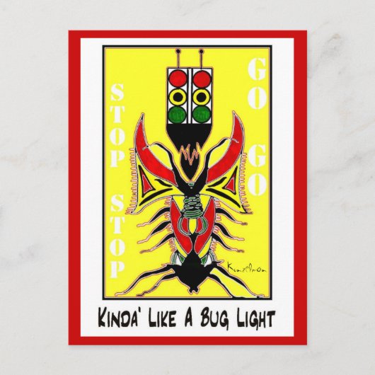 KINDA' WIE EIN BUGLIGHT POSTKARTE (Vorderseite)
