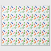 Kinder10. Geburtstag personifizieren Alter Geschenkpapier (Flach)