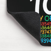 Kinder 100. Schullehrer Kinder 100 Tage Mutter Mousepad (Ecke)