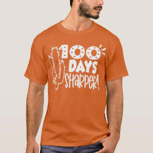 Kinder 100. Schultag 100 Tage Sharper Cactus T-Shirt