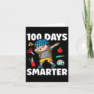 Kinder 100. Schultag Kinder 100 Tage Karte