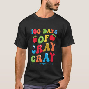 Kinder 100 Tage Cray Cray - Äpfel und Bücher T-Shirt