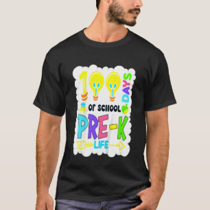Kinder 100. Tage der Schule & Liebe IT Lehrer Lebe T-Shirt