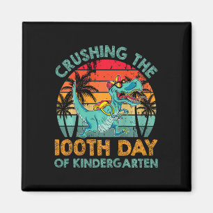 Kinder 100 Tage Kindergarten zerkleinern 100 Tage Magnet