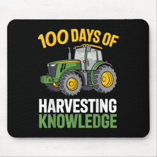 Kinder 100 Tage Schulboy Traktor Landwirtschaft 10 Mousepad
