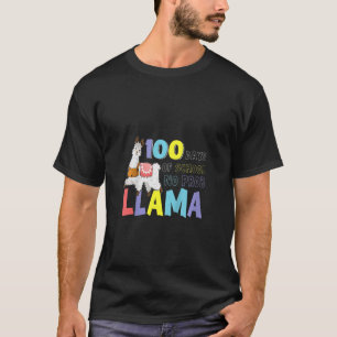 Kinder 100 Tage Schule am Prob Llama - keine Prost T-Shirt