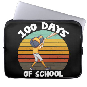 Kinder 100 Tage Schule Jungen 100. Tag Baseball Laptopschutzhülle