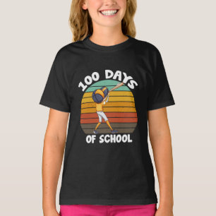 Kinder 100 Tage Schule Jungen 100. Tag Baseball T-Shirt