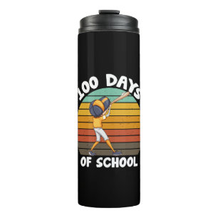 Kinder 100 Tage Schule Jungen 100. Tag Baseball Thermosbecher