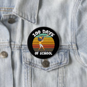 Kinder 100 Tage Schuljunge 100 Tage Baseball Button (Beispiel)