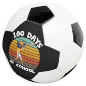 Kinder 100 Tage Schuljunge 100 Tage Baseball Fußball (Dreiviertel)