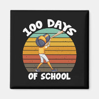 Kinder 100 Tage Schuljunge 100 Tage Baseball