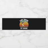 Kinder 100 Tage Schuljunge 100 Tage Baseball Wasserflaschenetikett (Einzelnes Label)