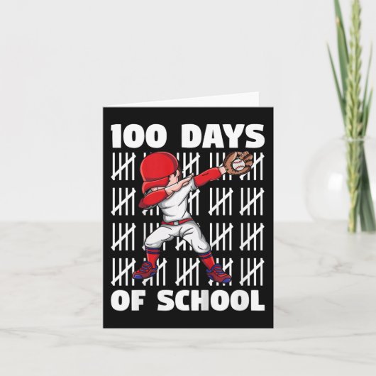 Kinder 100 Tage Schulkinder 100. Schultag B Karte (Vorderseite)