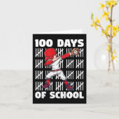 Kinder 100 Tage Schulkinder 100. Schultag B Karte (Gelbe Blume)