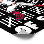 Kinder 100 Tage Schulkinder 100. Schultag B Poster (Ecke)