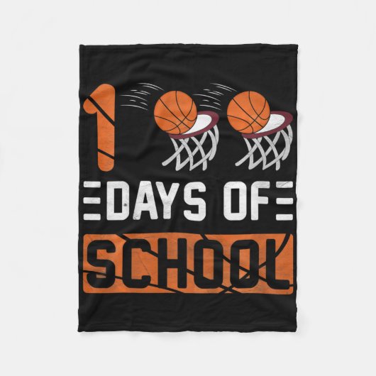 Kinder 100 Tage Schulkinder Mädchen Kleinkinder Ju Fleecedecke (Vorderseite)