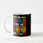 Kinder 100 Tage Schullehrer Kaffeetasse (Links)