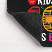 Kinder 100 Tage Schullehrer Mousepad (Ecke)