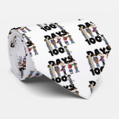 Kinder 100 Tage SchulT - Shirts und -geschenke Krawatte (Gerollt)