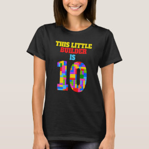 Kinder 10. Geburtstag 10 Jahre alter Bauer Boy Gir T-Shirt