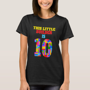 Kinder 10. Geburtstag 10 Jahre alter Bauer Boy Gir T-Shirt