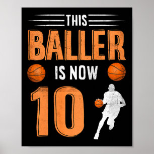 Kinder 10. Geburtstag Bysketbyll Player Dieser Byl Poster