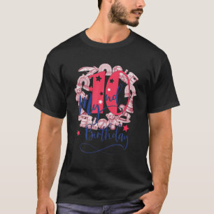 Kinder 10. Geburtstagsparty Girls Boys Toy T-Shirt